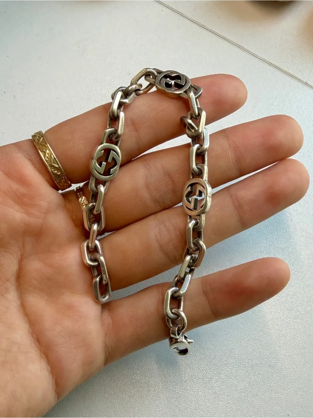 Gucci bracelet interlocking
